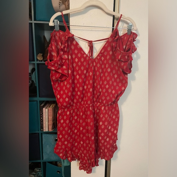 Band of Gypsies adorable red romper size small - Picture 2 of 6
